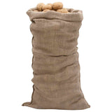 Jute Sacks 30 pcs 65x135 cm 100% Jute 220 gsm 155806