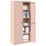 Storage Cabinet Pink 90 x 40 x 200 cm Steel 3406173