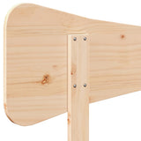 Headboard 200 cm Solid Wood Pine 844761