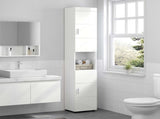 Bathroom Cabinet Set TULUM High Gloss White 37 x 31.5 x 203 cm 880355