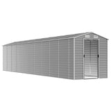 Garden Shed Light grey Galvanised Steel Large Garden Shed 3188251