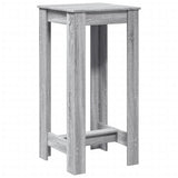 Bar Table Grey Sonoma 51x50x103.5 cm Engineered Wood 854405