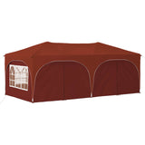 Pop-up Party Tent 575 x 288 x 245 cm Terracotta Oxford Fabric 42019908