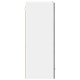 Hanging Cabinet with Door Grey Sonoma and White 50 x 31 x 80 cm 884271