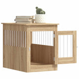 Dog Crate Furniture Sonoma Oak 55x80x68 cm Engineered Wood 838325