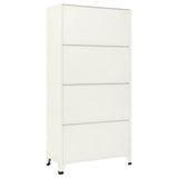 Locker Cabinet Grey and Blue 90x40x180 cm Steel 339834