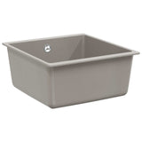 Sink Grey 430 x 460 mm 80% Quartz and 20% Resin 42028421