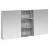 Bathroom Cabinet Set 3 pcs 140 x 14.5 x 70 cm Engineered wood 3403781