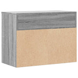 Shoe Bench Grey Sonoma 60x30x45 cm Engineered Wood 816051