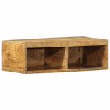 Wall-mounted TV Cabinet 60x30x19 cm Solid Rough Wood Mango 4017473