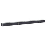 Raised Garden Bed Anthracite 480 x 40 x 24 cm cold-rolled steel 8006367