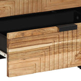 Bedside Cabinet Brown 50 x 33 x 62 cm Solid Acacia wood 4017766