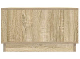 Coffee Table Sonoma Oak 90 x 50 x 37 cm Engineered Wood 895417