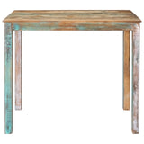Bar Table 110 x 55 x 100 cm Solid Reclaimed Wood Multicolour 373981