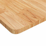 Workbench Light Brown 100x60x81.5 cm Solid Wood Oak Rectangular 3309658