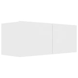 5 Piece TV Cabinet Set White Engineered Wood 3078696
