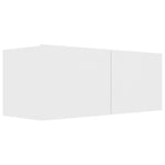 4 Piece TV Cabinet Set White Engineered Wood 3078710