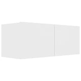 4 Piece TV Cabinet Set White Engineered Wood 3078710