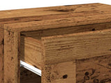 Wall-mounted Bedside Cabinets 2 pcs Old Wood 856821