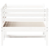 Day Bed without Mattress White 90x190 cm Single Solid Wood Pine 842879