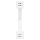Coffee Table Legs X-Shaped 2 pcs White 50x cm Steel 4012877