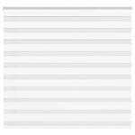 ZNTS Zebra Blind White 155x100 cm Fabric Width 150.9 cm Polyester 4014740