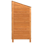 Garden Shed Brown 102x52x112 cm Solid Wood Fir 152185