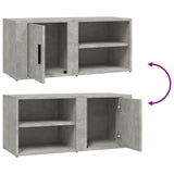 TV Cabinets 2 pcs Concrete Grey 80x31.5x36 cm Engineered Wood 819445