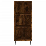 Highboard Smoked Oak 34,5x34x180 cm Engineered Wood 3198998