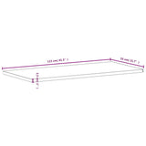 Desk Top 115x55x2.5 cm Solid Wood Beech 356094
