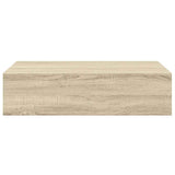 Wall-mounted Drawer Shelf Oak 40x23.5x10cm MDF 330247