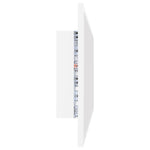 LED Bathroom Mirror White 90x8.5x37 cm Acrylic 804932