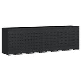 Wheelie Bin Storage for 6 Bins Black 408 x 77.5 x 121.5 cm 3394742