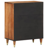 Side Cabinet 60x33x75 cm Solid Wood Mango 358286