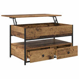 Coffee Table Old Wood 85 x 50 x 50 cm Engineered Wood 883055