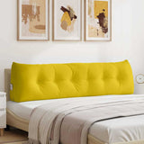 Back Pillow Yellow 180 x 24 x 50 cm Velvet 42014581