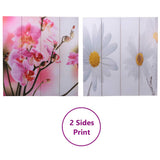 Folding Room Divider 160x170 cm Flower 240477