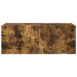 TV Wall Cabinet Wall-mounted 2 pcs Smoked Oak 39 x 31 x 29.5 cm 892180