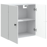 Wall-Mounted Cabinet White 59 x 31 x 60 cm Engineered Wood 899085