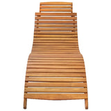 ZNTS Sun Loungers 2 pcs Solid Acacia Wood 3077360