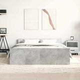 Bed Frame without Mattress Concrete Grey 120x200 cm 3203743