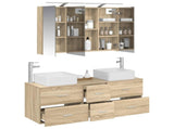Bathroom Furniture Set 4 pcs Sonoma Oak 3406777