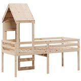High Sleeper Bed without Mattress 90x190 cm Single Solid Wood Pine 3282016
