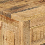 4-Layer Shoe Cabinet with Drawer Solid Rough Mango Wood 328297