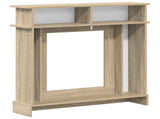 Fireplace Surround Sonoma Oak 102 x 26 x 100 cm Engineered Wood 8006644