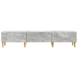TV Cabinet 147 x 34.5 x 30 cm Concrete Grey Engineered Wood 895168