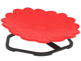Flower-Shaped Sensory Spinning Chair with Non-Slip Base for Balance/Coordination, Red T3398P378987