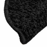 Stair Mats 30 pcs 56x17x3 cm Black Half Round 3365800