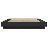 Bed Frame without Mattress Black 140x190 cm 3281218