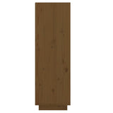 Shoe Cabinet Honey Brown 30x34x105 cm Solid Wood Pine 813558